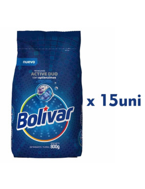 BOLIVAR DETERGENTE X 730 GR. CUIDADO TOTAL X 15 UN