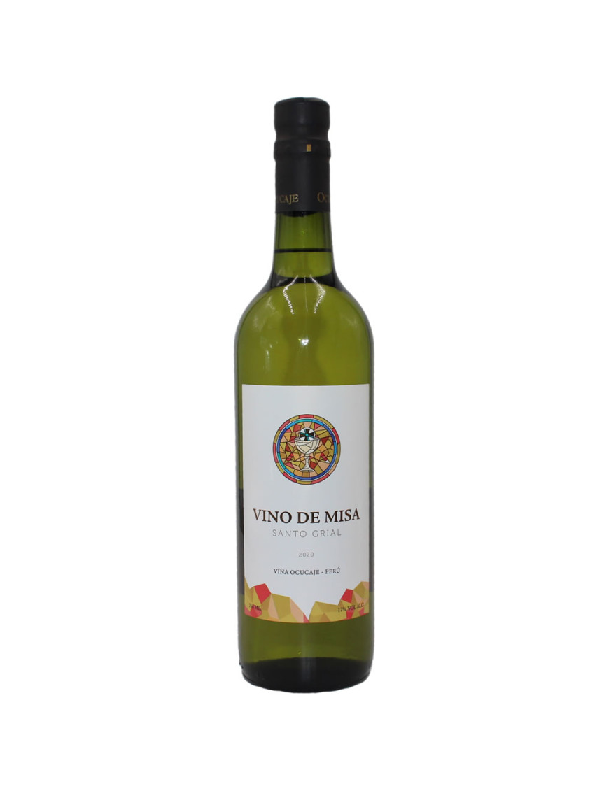 OCUCAJE VINO DE MISA SANTO GRIAL X 750 ML
