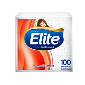 SERVILLETA ELITE PRACTICA DOBLADA EN DOS X 100 UN CLASICO