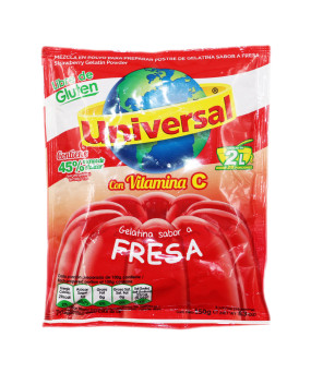 UNIVERSAL GELATINA X 150 GR. FRESA