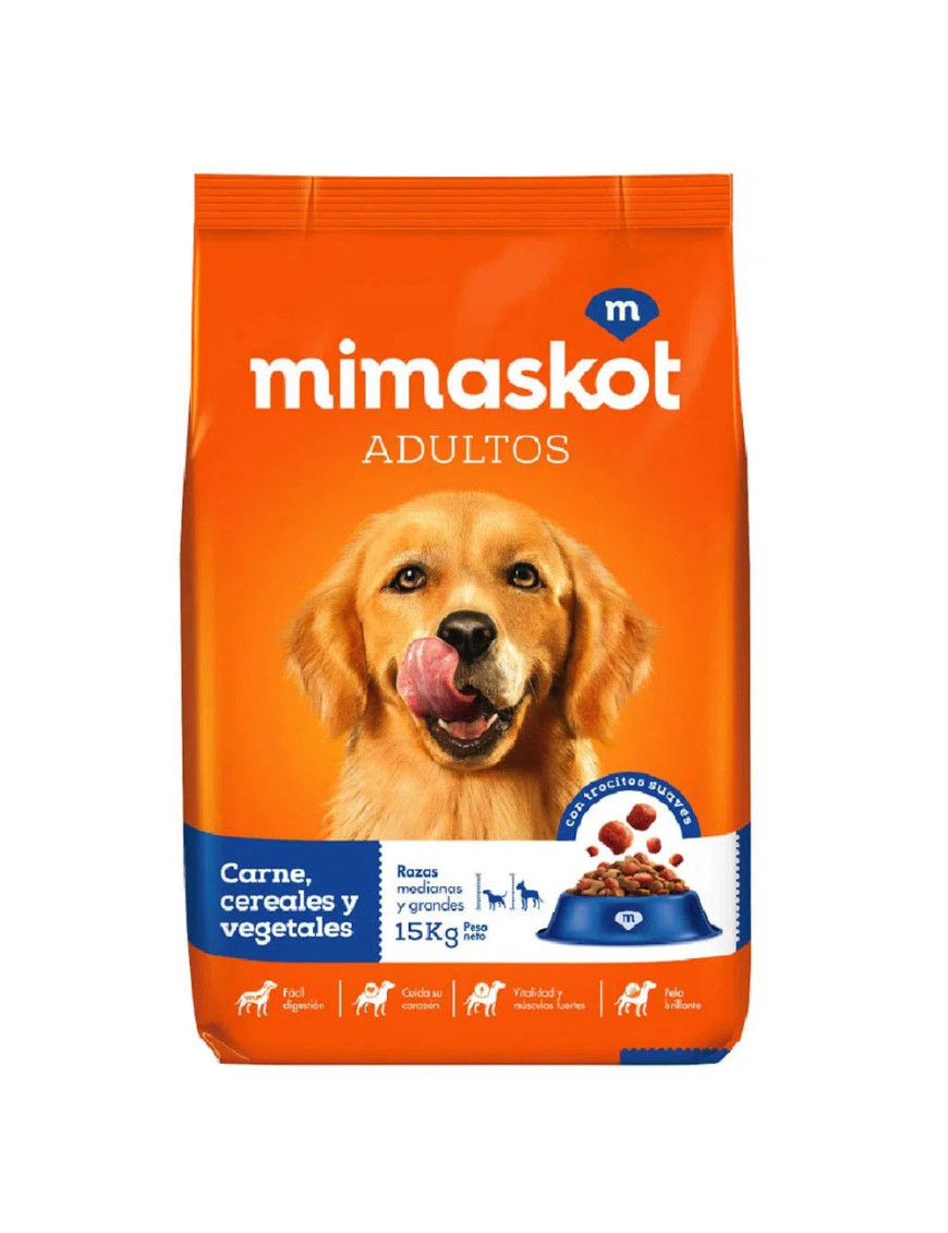 MIMASKOT CARNE ADULTO X 15 KG