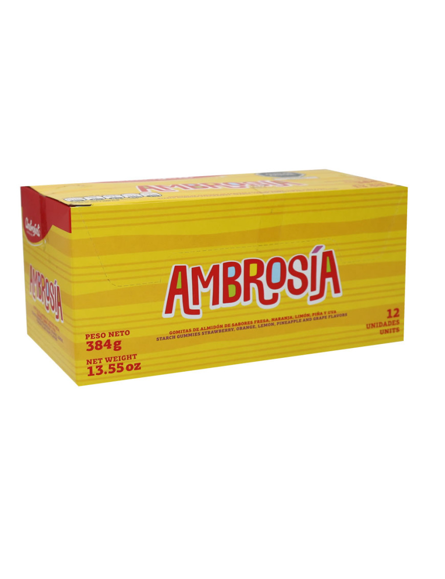 AMBROSOLI GOMITAS AMBROSIA BOLSA X 32 GR. X 12 UN
