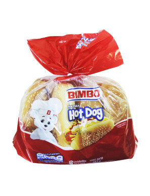 BIMBO PAN HOT DOG X 8 UN.