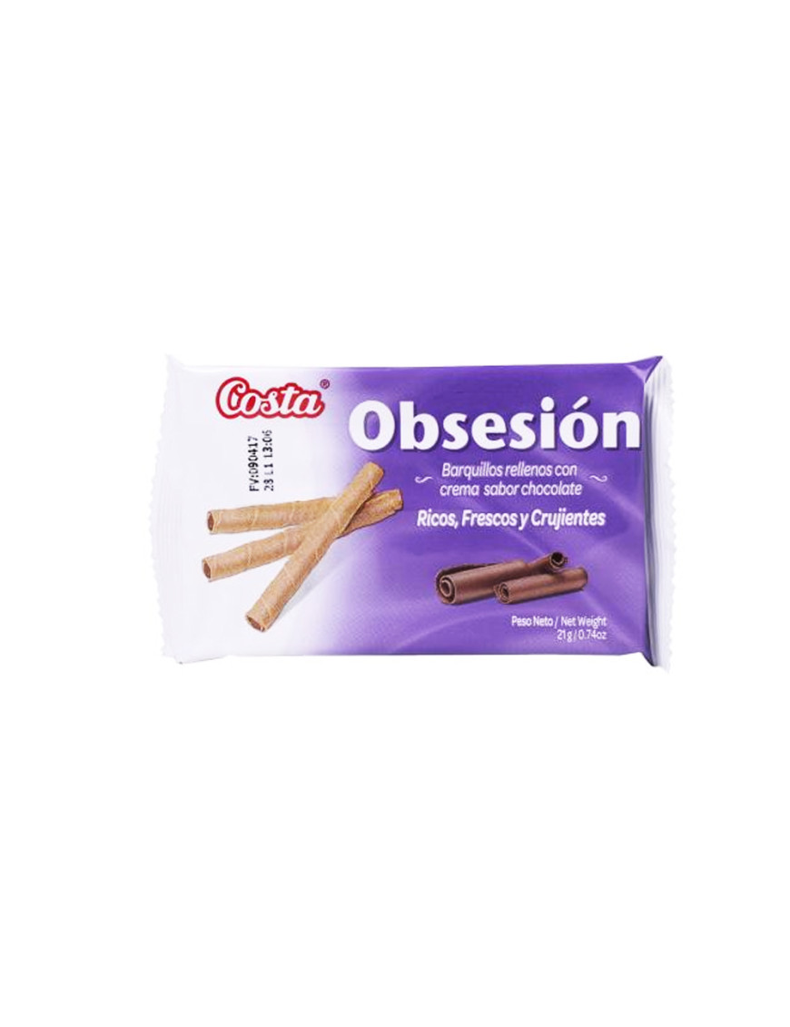 COSTA OBSESION BARQUILLOS X 21 GR