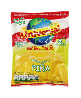 UNIVERSAL GELATINA X 150 GR PIÑA