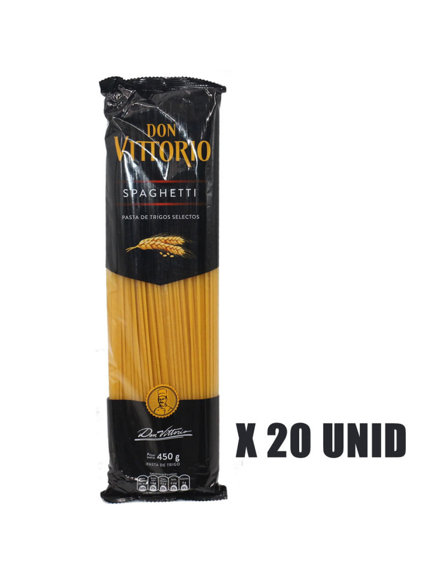 DON VITTORIO SPAGUETTI X 500 GR. X 20 UN