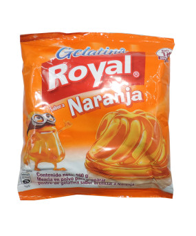 ROYAL GELATINA X 160 GR. NARANJA