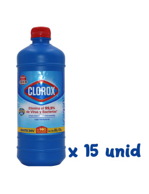 CLOROX LEJIA TRADICIONAL X 636 ML. X 15 UN