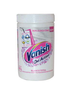 VANISH PODER O2 POLVO FRASCO X 900 GR. BLANCO TOTAL