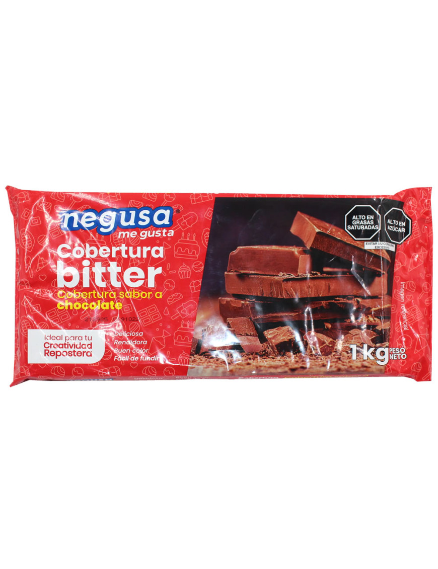 NEGUSA COBERTURA SABOR A CHOCOLATE X 1 KG. BITTER