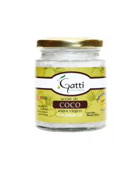 GATTI ACEITE DE COCO X 200 GR.(230 ml) EXTRA VIRGEN