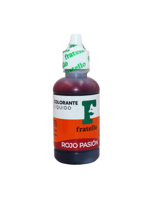 COLORANTE FRATELLO 30 ML ROJO PASION