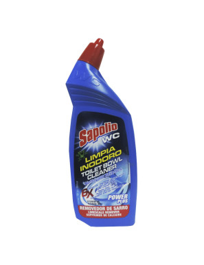 SAPOLIO WC LIMPIA INODORO FCO. X 750 ML. POWER PLUS (AZUL)