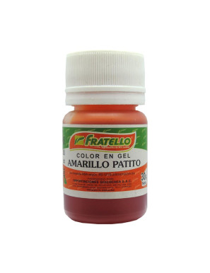 COLORANTE FRATELLO EN GEL 30 ML AMARILLO PATITO