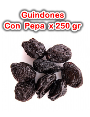 GUINDONES CON PEPA X 250 GR.