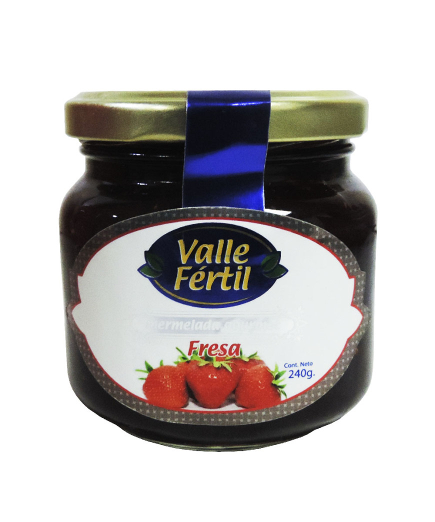 VALLE FERTIL MERMELADA GOURMET X 240 GR. FRESA
