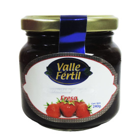 VALLE FERTIL MERMELADA GOURMET X 240 GR. FRESA
