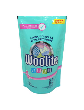 WOOLITE DETERGENTE HIPOALERGENICO SACHET X 900 ML. BEBE