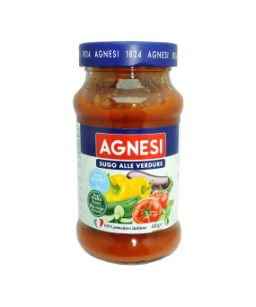 AGNESI SALSA DE TOMATE Y VEGETALES X 400 GR.VERDURE