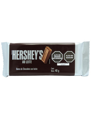 HERSHEY'S CHOCOLATES TABLETA X 40 GR. AO LEITE