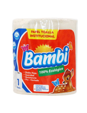 BAMBI PAPEL TOALLA ECOLOGICO X 90 MT