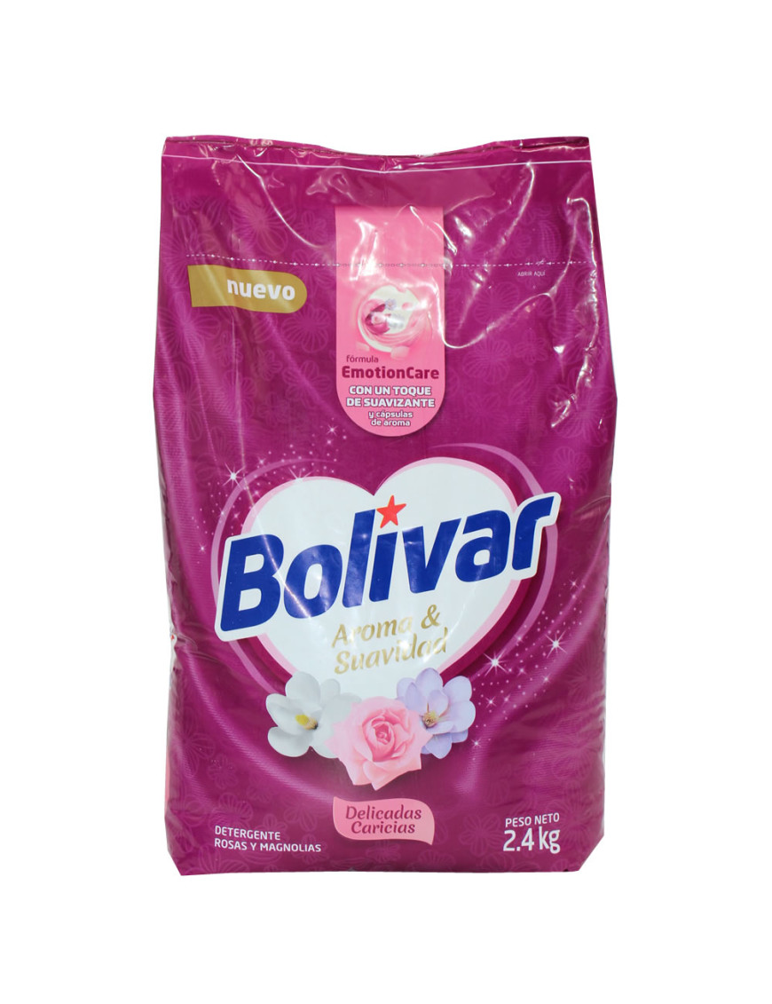 BOLIVAR DETERGENTE X 2.4 KG. CUIDADO Y SUAVIDAD