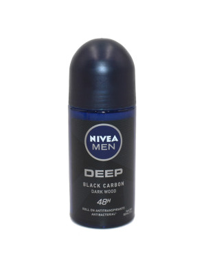 NIVEA DESODORANTE ROLL-ON MEN X 50 ML. BLACK CARBON