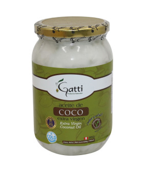 GATTI ACEITE DE COCO X 650 GR.(707 ml) EXTRA VIRGEN