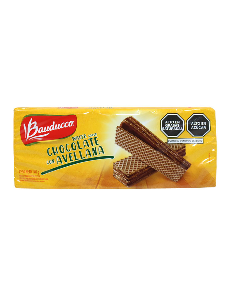 BAUDUCCO WAFER CHOCOLATE CON AVELLANA X 140 GR