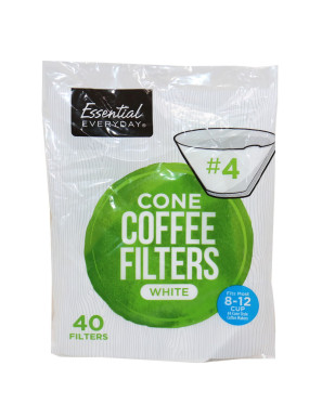 FILTROS PARA CAFE BLANCO N 4 X 40 UN