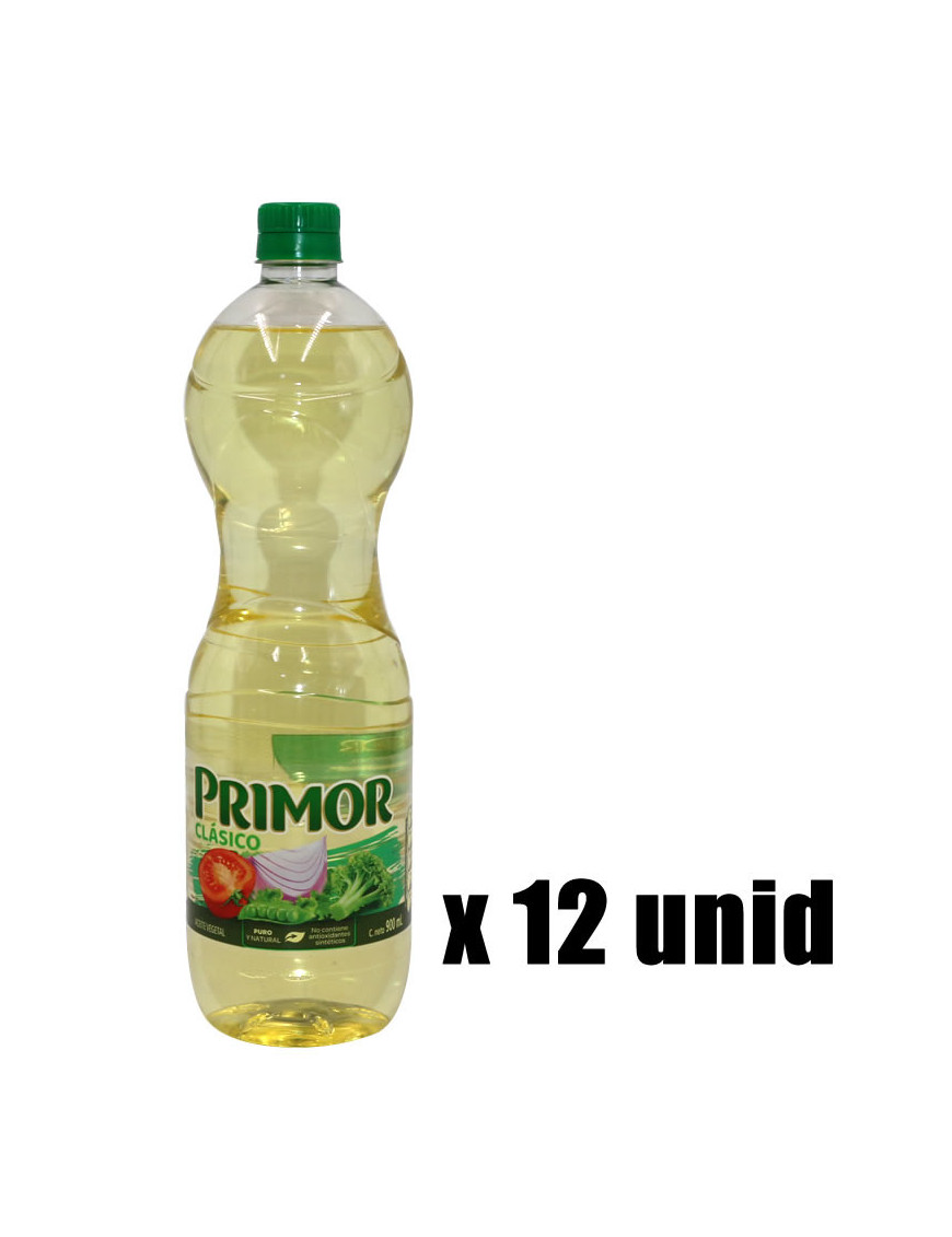 PRIMOR CLASICO ACEITE VEGETAL BT X 900 ML  X 12 UN.