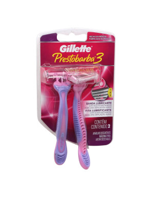 GILLETTE PRESTOBARBA 3 HOJAS MUJER X 2 UN