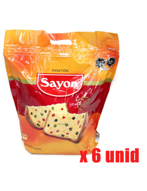 PANETON SAYON BOLSA X 750 GR X 6 UN