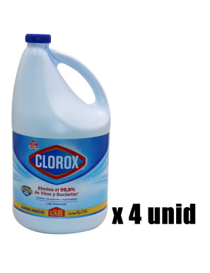 CLOROX LEJIA TRADICIONAL GALON X 3.8 LT. X 3 UN.