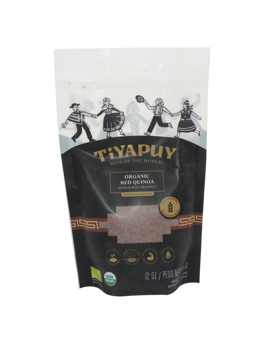 TIYAPUY QUINUA ROJA ORGANICA BL X 340 GR (12 OZ)