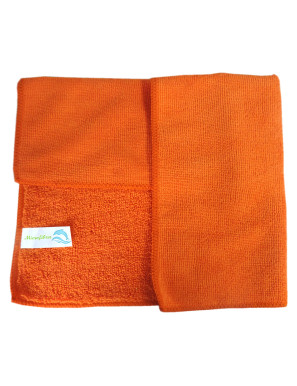 PAÑO SECADOR MICROFIBRA (40 CM X 38 CM) NARANJA