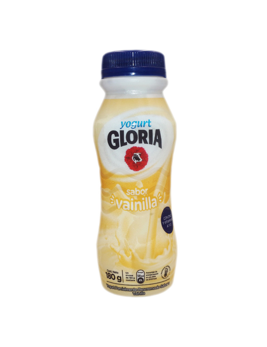 GLORIA YOGURT BT X 180 GR VAINILLA