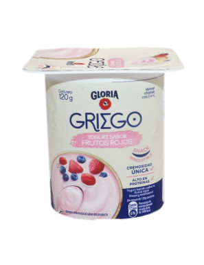 GLORIA YOGURT GRIEGO X 120 GR. FRUTOS ROJOS