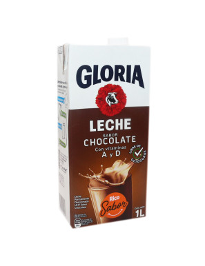 GLORIA LECHE CHOCOLATADA UHT CAJA X 1 LT