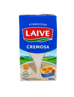 LAIVE MEZCLA LACTEA VITAMINIZADA CAJA X 480 GR AZUL