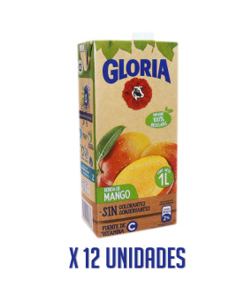 GLORIA BEBIDA DE MANGO X 1 LT. X 12 UN.