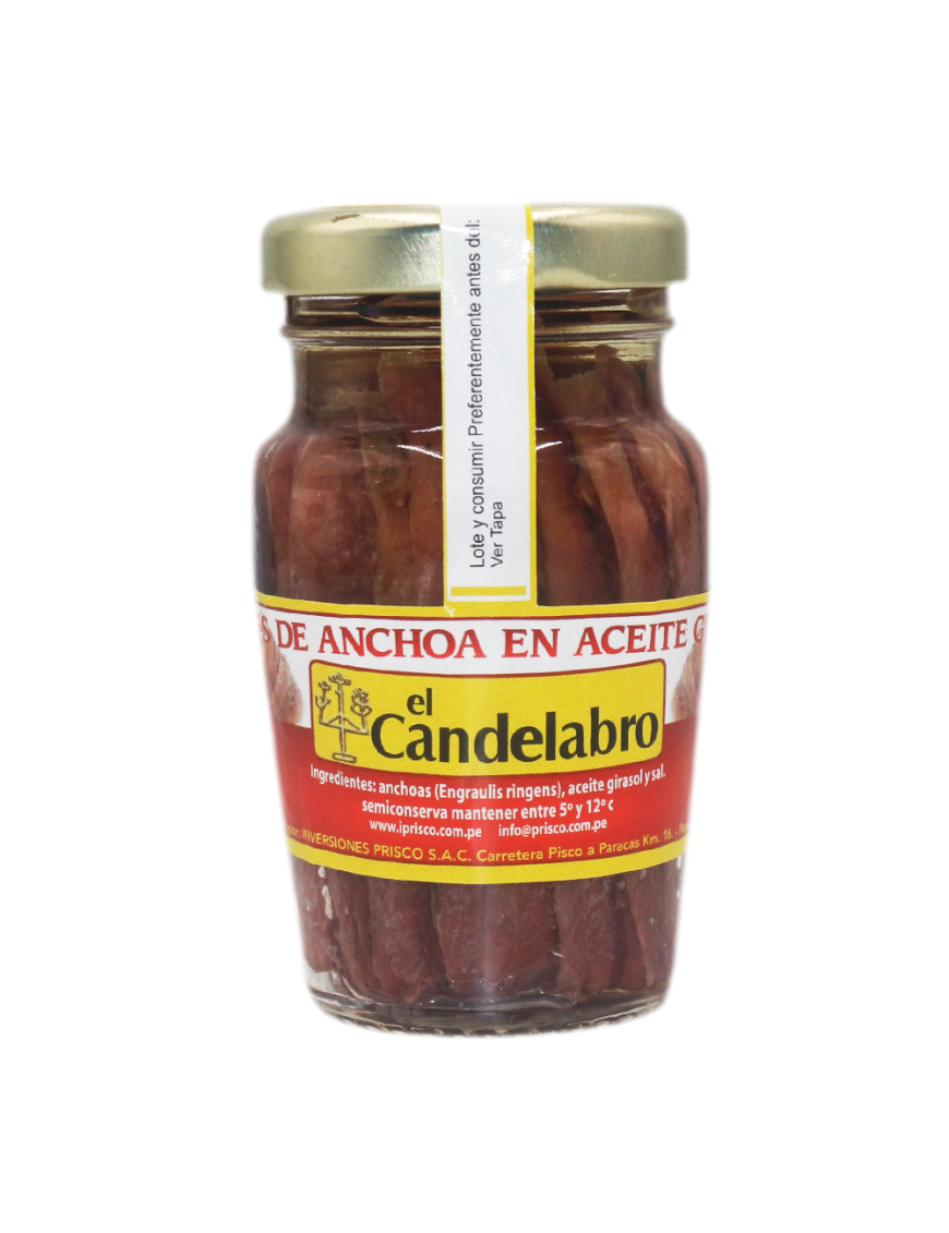 EL CANDELABRO ANCHOAS FRASCO X 80 GR.