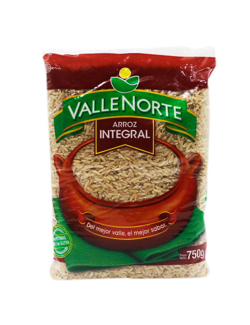 VALLE NORTE ARROZ INTEGRAL X 750 GR. (EXO-IGV)