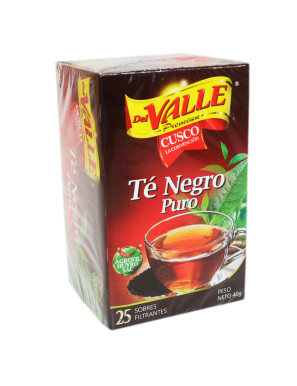 DEL VALLE INFUSION X 25 UN TE NEGRO PURO (EXO-IGV)