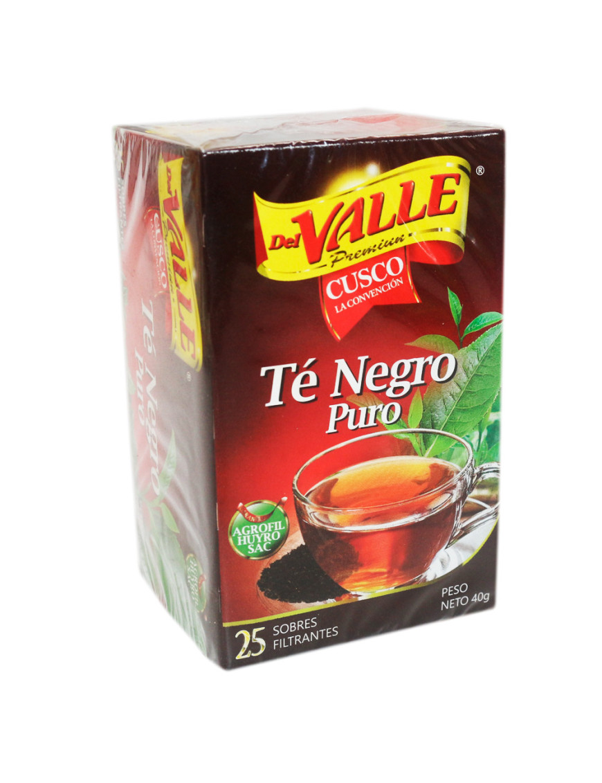 DEL VALLE INFUSION X 25 UN TE NEGRO PURO (EXO-IGV)