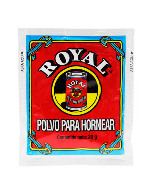 POLVO DE HORNEAR ROYAL X 20 GR.