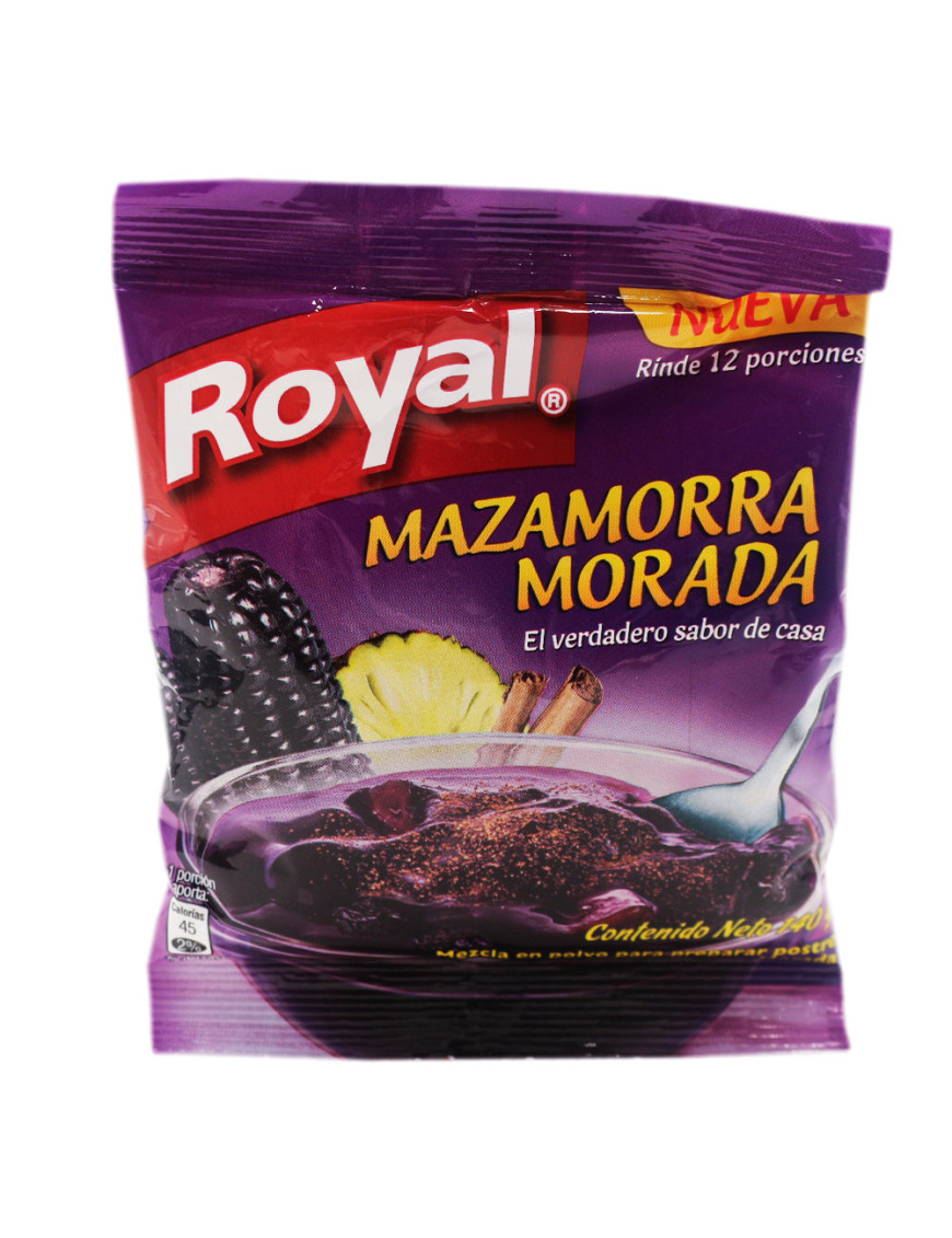 ROYAL MAZAMORRA MORADA X 140 GR