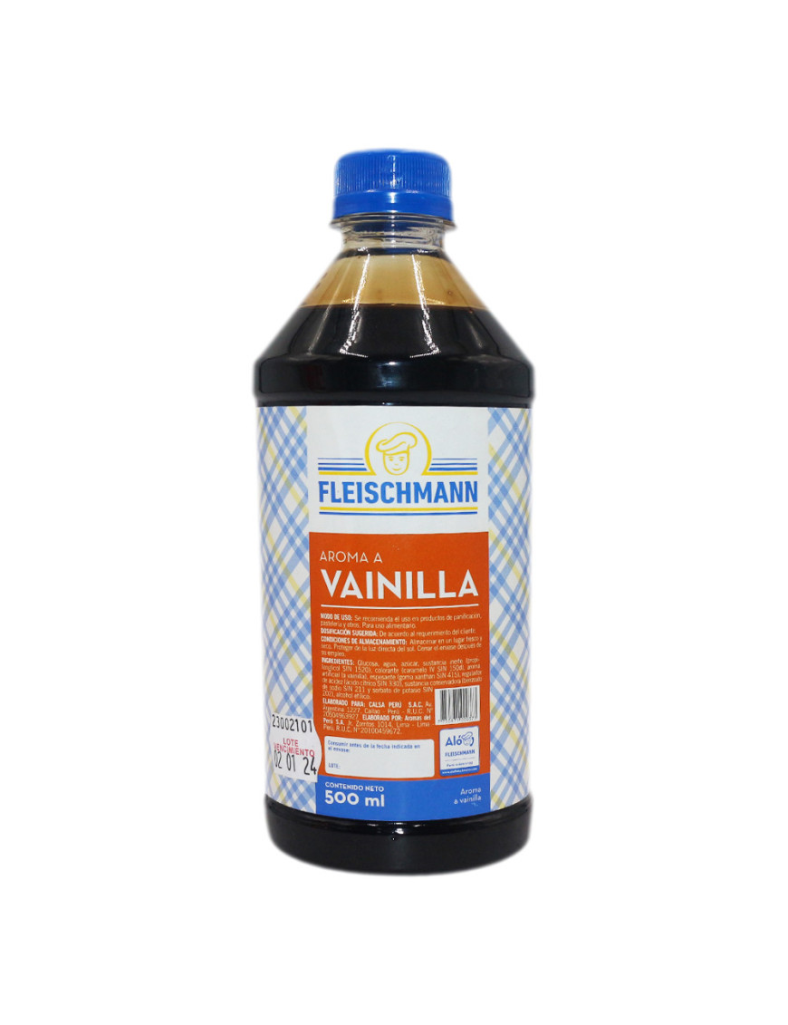 FLEISCHMANN ESENCIA DE VAINILLA X 500 ML.