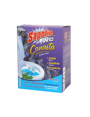 SAPOLIO WC CANASTA COMPLETO X 35 GR LAVANDA