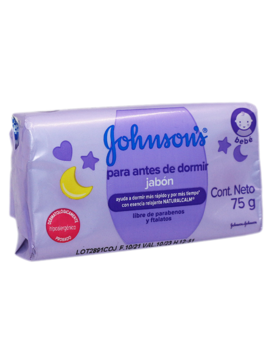 JOHNSONS JABON BABY X 75 GR PARA ANTES DE DORMIR
